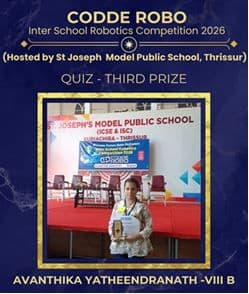 CODDE ROBO - QUIZ - THIRD PRIZE