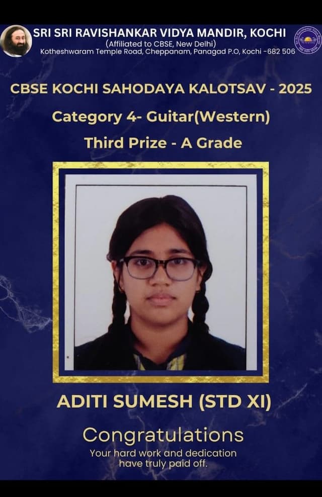 CBSE KOCHI SAHODAYA KALOTSAV 2025