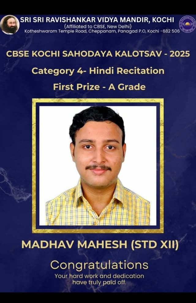 CBSE KOCHI SAHODAYA KALOTSAV 2025