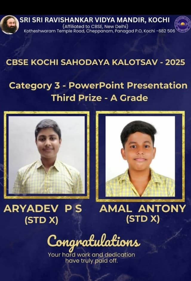 CBSE KOCHI SAHODAYA KALOTSAV 2025