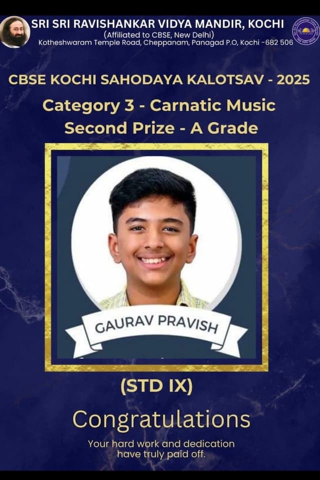 CBSE KOCHI SAHODAYA KALOTSAV 2025