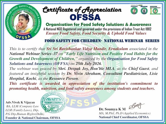 OFFSA FOOD SAFETY CERTIFICATION