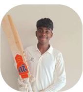 Samvit Pran was  selected to the  Ernakulam District  cricket team for  the state  championship